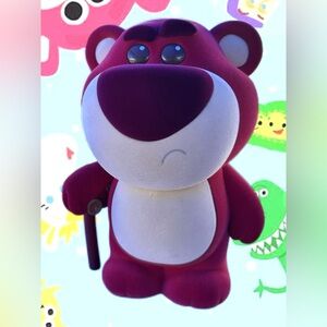 Purple and White Bear Figurine